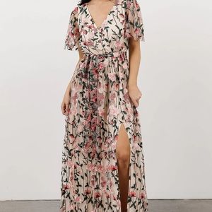 Baltic Born Marseille Embossed Maxi Dress